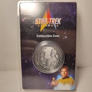 Star Trek Captain Kirk Coin Official Limited Edition Collectible Emblem Badge
